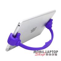 Asztali táblagép és mobiltelefon tartó lila